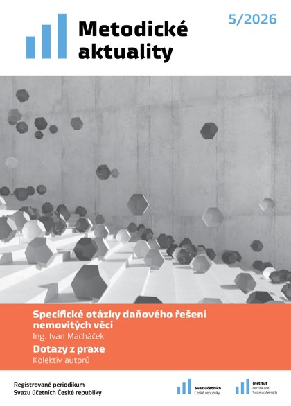 E-magazín Metodické aktuality Svazu účetních č. 5/2026 - Svaz účetních České republiky, z. s.