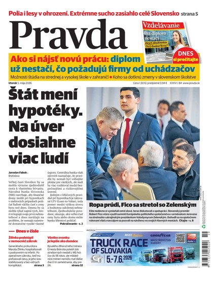 E-magazín Denník Pravda 5. 5. 2026 - OUR MEDIA SR a. s.