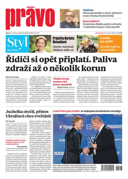 E-magazín Deník Právo - 5.5.2026 - Borgis, a.s.