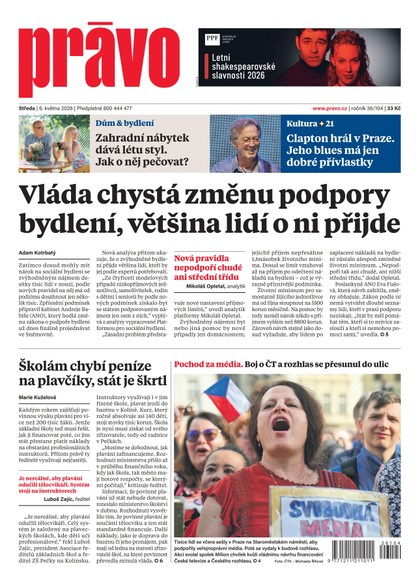 E-magazín Deník Právo - 6.5.2026 - Borgis, a.s.