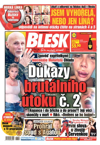 E-magazín Blesk - 06.05.2026 - CZECH NEWS CENTER a. s.