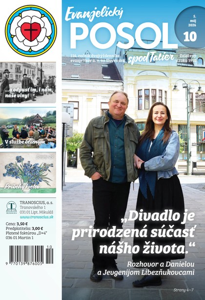 E-magazín Evanjelický posol spod Tatier 10/2026 - TRANOSCIUS a.s.