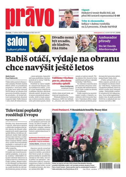 E-magazín Deník Právo - 7.5.2026 - Borgis, a.s.