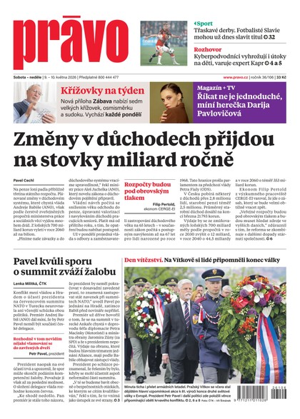 E-magazín Deník Právo - 9.5.2026 - Borgis, a.s.