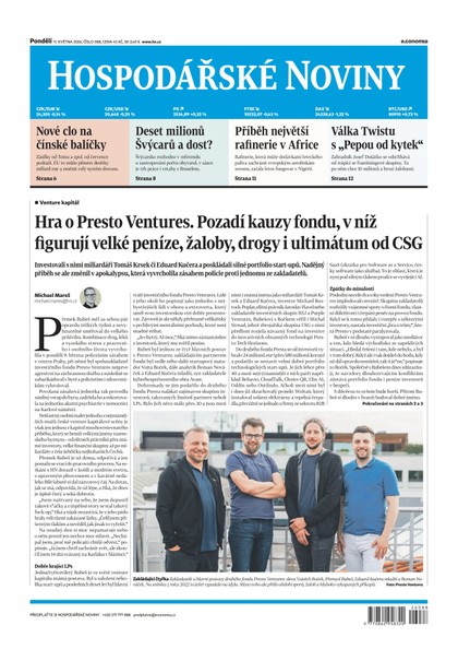 E-magazín HN 088 - 11.5.2026 - Economia, a.s.