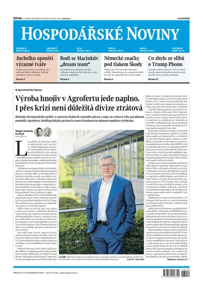 E-magazín HN 090 - 13.5.2026 - Economia, a.s.