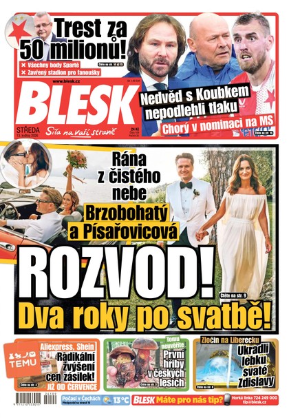 E-magazín Blesk - 13.05.2026 - CZECH NEWS CENTER a. s.