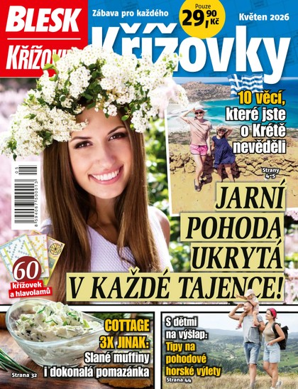 E-magazín BLESK KŘÍŽOVKY - 05/2026 - CZECH NEWS CENTER a. s.