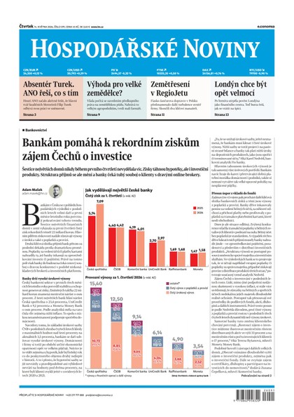 E-magazín HN 091 - 14.5.2026 - Economia, a.s.