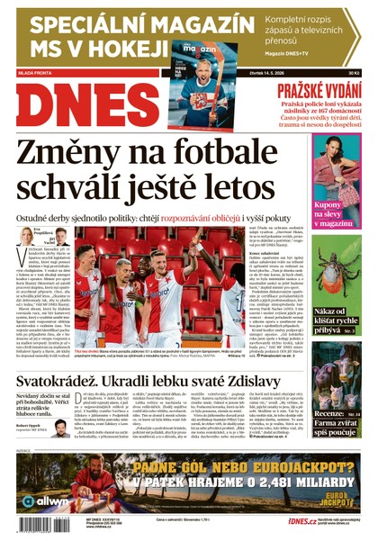 E-magazín MF DNES - 14.05.2026 - MAFRA, a.s.
