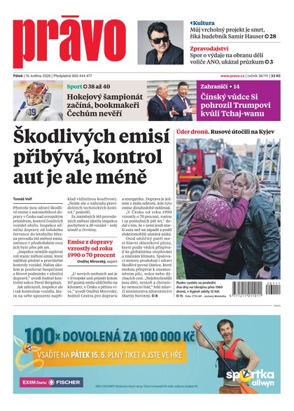 E-magazín Deník Právo - 15.5.2026 - Borgis, a.s.