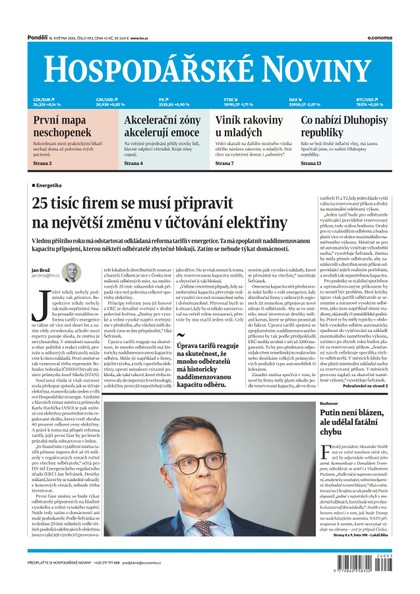 E-magazín HN 093 - 18.5.2026 	 - Economia, a.s.