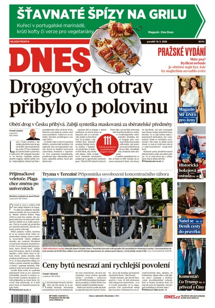 E-magazín MF DNES - 18.05.2026 - MAFRA, a.s.