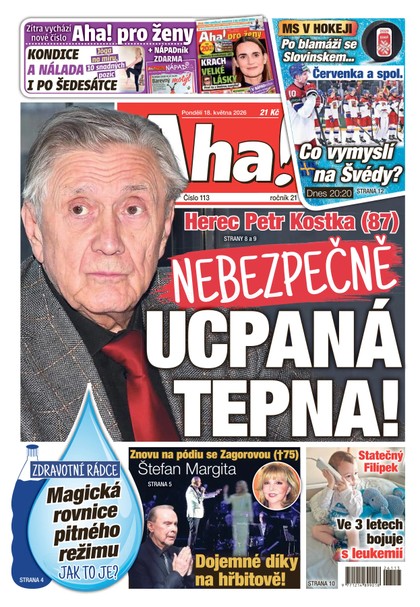 E-magazín AHA! - 18.05.2026 - CZECH NEWS CENTER a. s.
