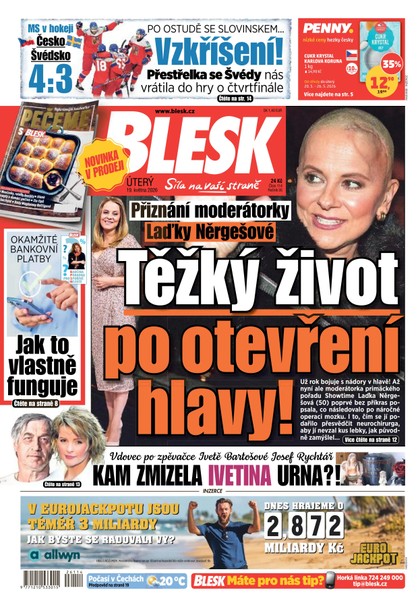 E-magazín Blesk - 19.05.2026 - CZECH NEWS CENTER a. s.