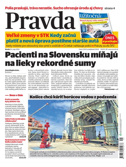 E-magazín Denník Pravda 20. 5. 2026 - OUR MEDIA SR a. s.