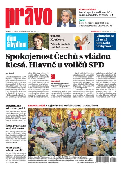 E-magazín Deník Právo - 20.5.2026 - Borgis, a.s.