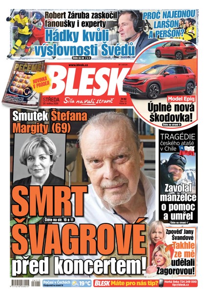 E-magazín Blesk - 20.05.2026 - CZECH NEWS CENTER a. s.