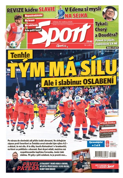 E-magazín Sport - 20.05.2026 - CZECH NEWS CENTER a. s.