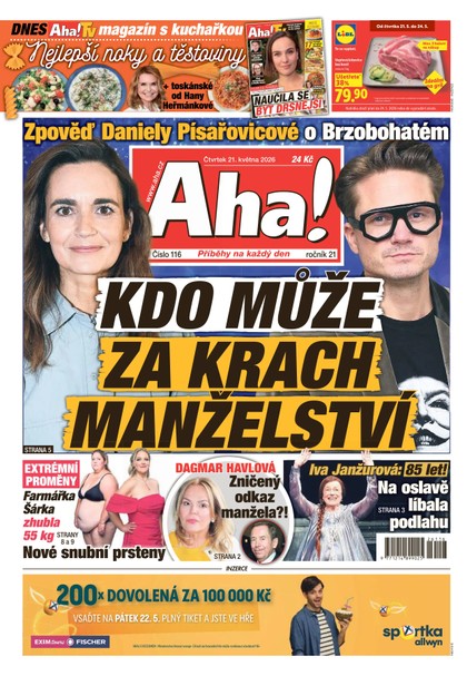 E-magazín AHA! - 21.05.2026 - CZECH NEWS CENTER a. s.