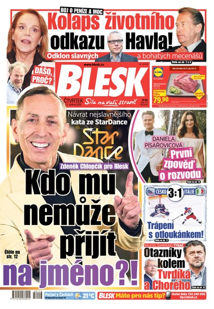 E-magazín Blesk - 21.05.2026 - CZECH NEWS CENTER a. s.