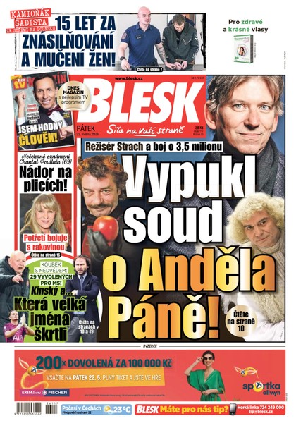 E-magazín Blesk - 22.05.2026 - CZECH NEWS CENTER a. s.