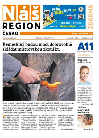 E-magazín Náš Region - Česko 22/2026 - A 11 s.r.o.