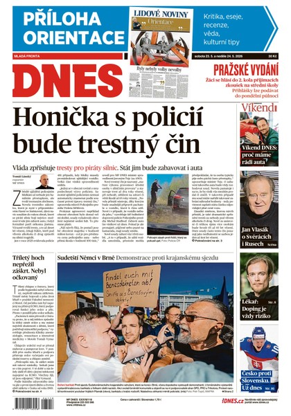 E-magazín MF DNES - 23.05.2026 - MAFRA, a.s.