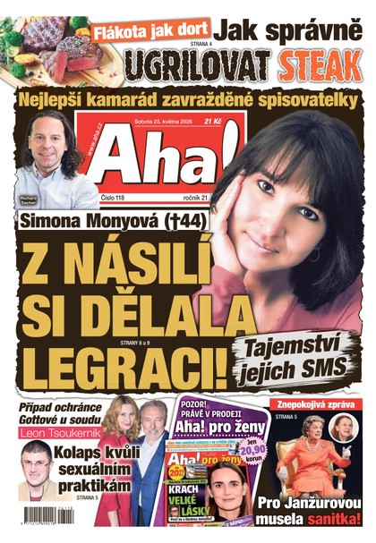 E-magazín AHA! - 23.05.2026 - CZECH NEWS CENTER a. s.