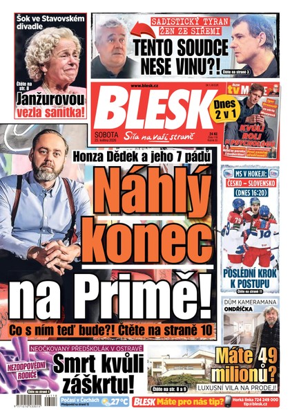 E-magazín Blesk - 23.05.2026 - CZECH NEWS CENTER a. s.