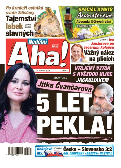 E-magazín NEDĚLNÍ AHA! - 24.05.2026 - CZECH NEWS CENTER a. s.
