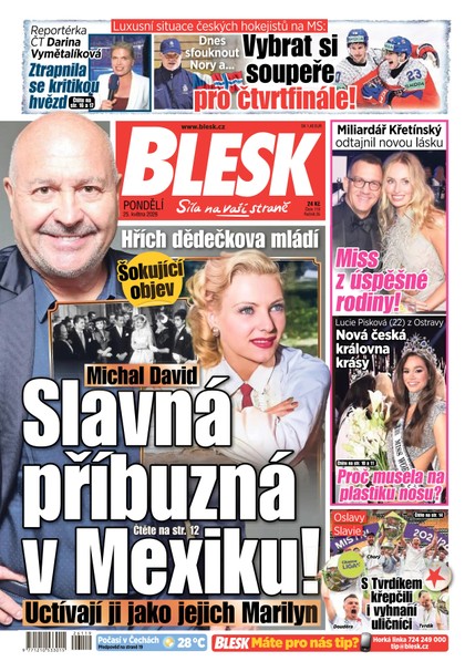 E-magazín Blesk - 25.05.2026 - CZECH NEWS CENTER a. s.