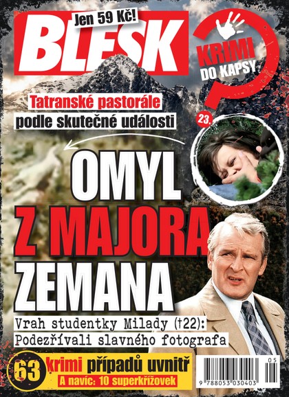 E-magazín Blesk krimi do kapsy č.5/2026 - CZECH NEWS CENTER a. s.