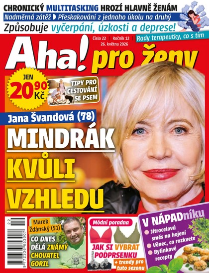 E-magazín AHA! PRO ŽENY - 22/2026 - CZECH NEWS CENTER a. s.