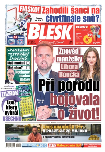 E-magazín Blesk - 26.05.2026 - CZECH NEWS CENTER a. s.