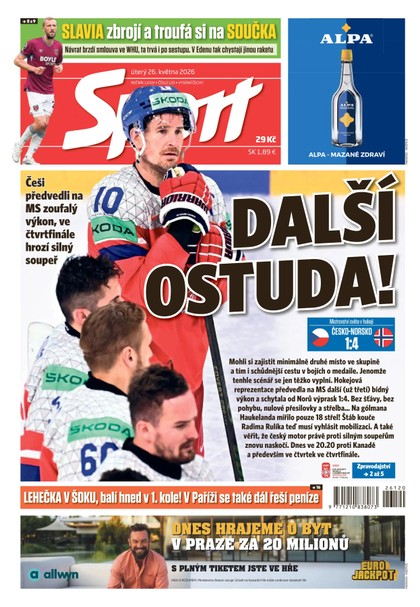 E-magazín Sport - 26.05.2026 - CZECH NEWS CENTER a. s.