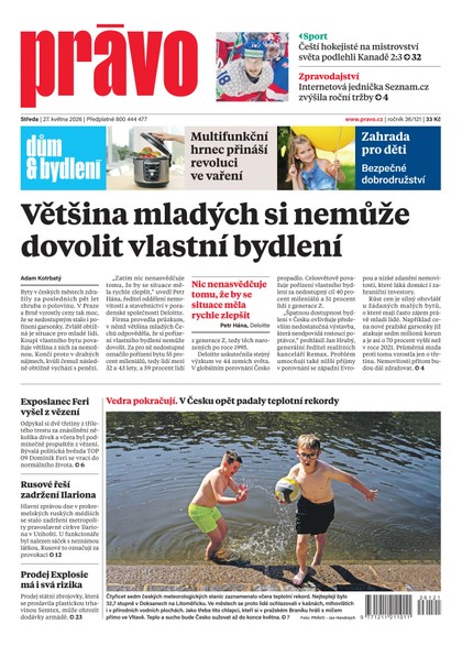 E-magazín Deník Právo - 27.5.2026 - Borgis, a.s.