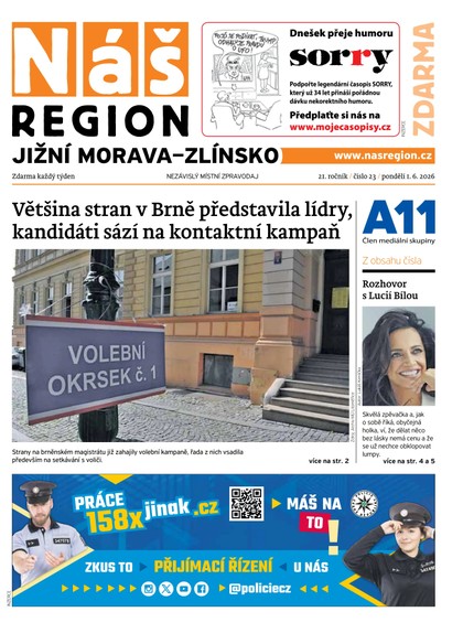 E-magazín Náš Region - Jižní Morava/Zlínsko 23/2026 - A 11 s.r.o.