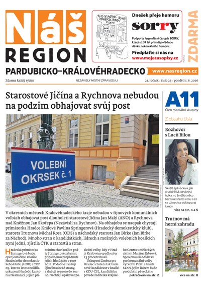 E-magazín Náš Region - Pardubicko/Královéhradecko 23/2026 - A 11 s.r.o.