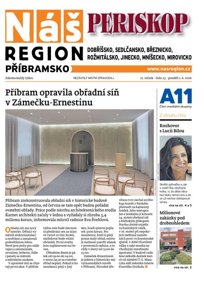 E-magazín Náš Region - Příbramsko 23/2026 - A 11 s.r.o.