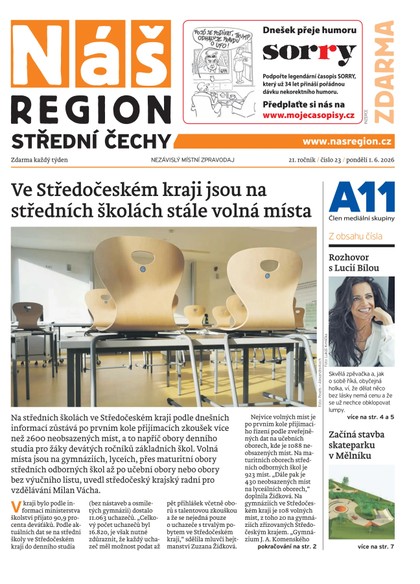 E-magazín Náš Region - Střední Čechy 23/2026 - A 11 s.r.o.