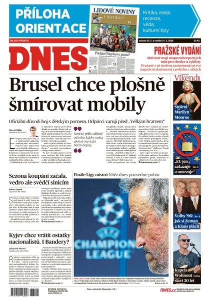 E-magazín MF DNES - 30.05.2026 - MAFRA, a.s.