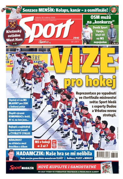 E-magazín Sport - 30.05.2026 - CZECH NEWS CENTER a. s.