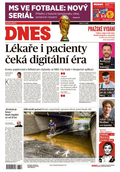 E-magazín MF DNES - 02.06.2026 - MAFRA, a.s.