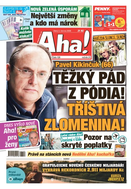 E-magazín AHA! - 02.06.2026 - CZECH NEWS CENTER a. s.