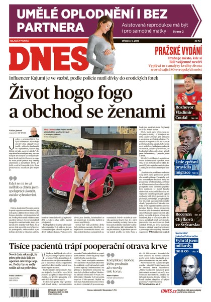 E-magazín MF DNES - 03.06.2026 - MAFRA, a.s.