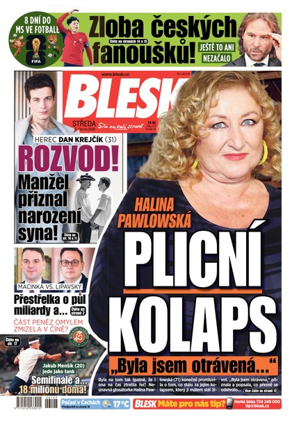 E-magazín Blesk - 03.06.2026 - CZECH NEWS CENTER a. s.