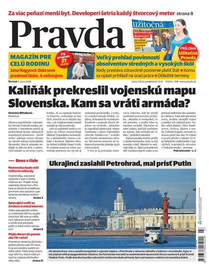 E-magazín Denník Pravda 4. 6. 2026 - OUR MEDIA SR a. s.