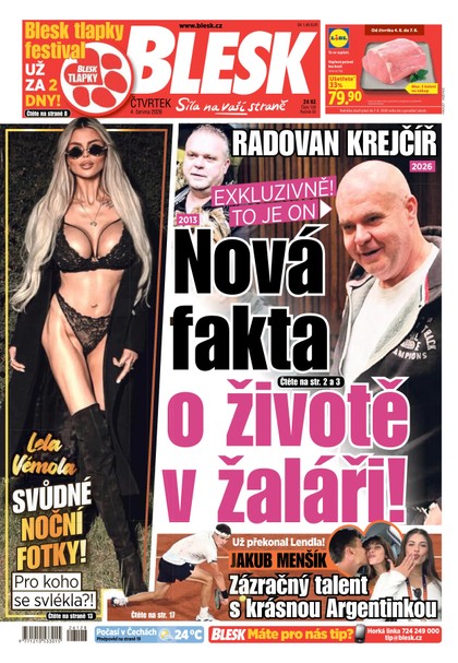 E-magazín Blesk - 04.06.2026 - CZECH NEWS CENTER a. s.