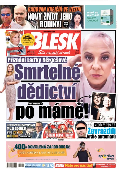 E-magazín Blesk - 05.06.2026 - CZECH NEWS CENTER a. s.
